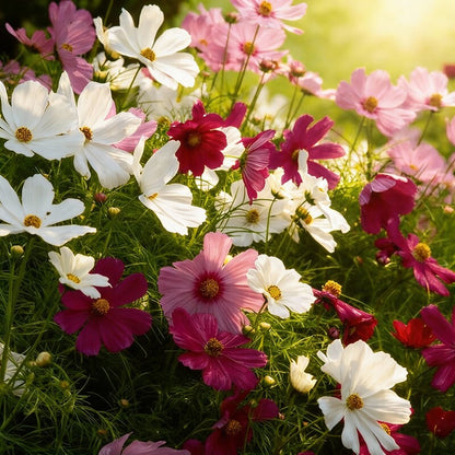 Cosmos Bipinnatus Fizzy Mixed Seeds – Vibrant Summer Blooms