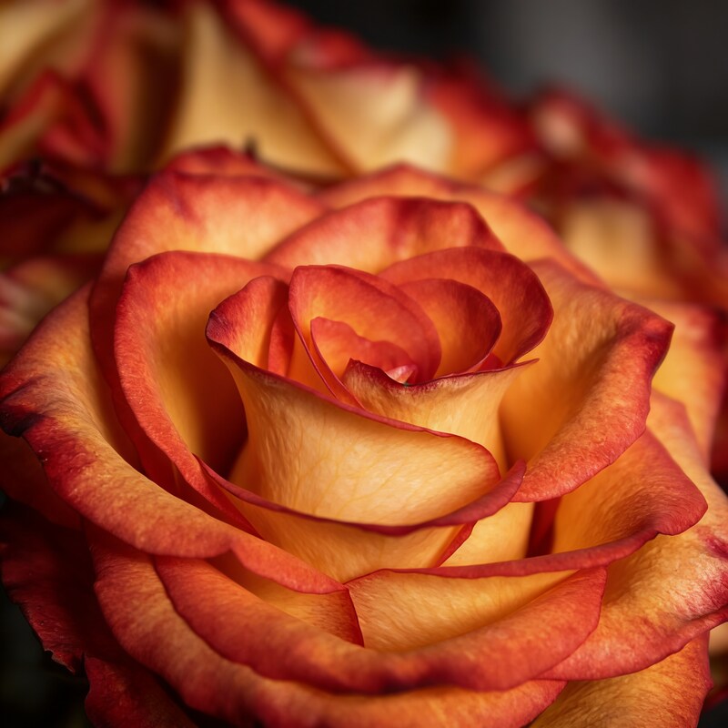 Orange and Yellow Rose Flower Seeds for Garden Planting