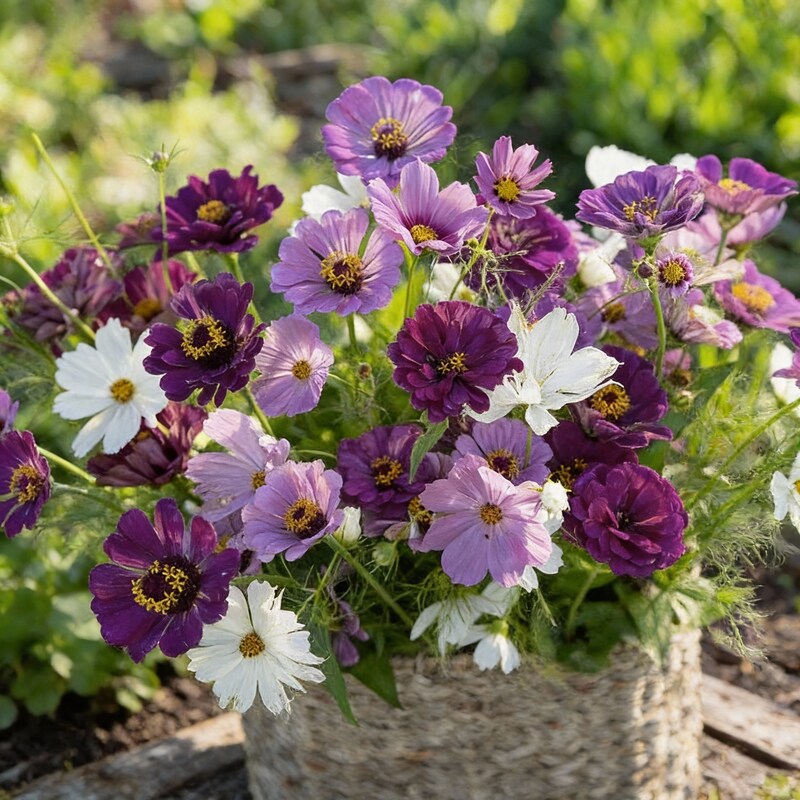 Purple Rain Mix Flower Seeds for Garden Planting