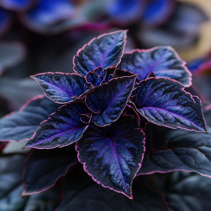 Coleus Black Blue Seeds – Bold Dark Foliage Plant