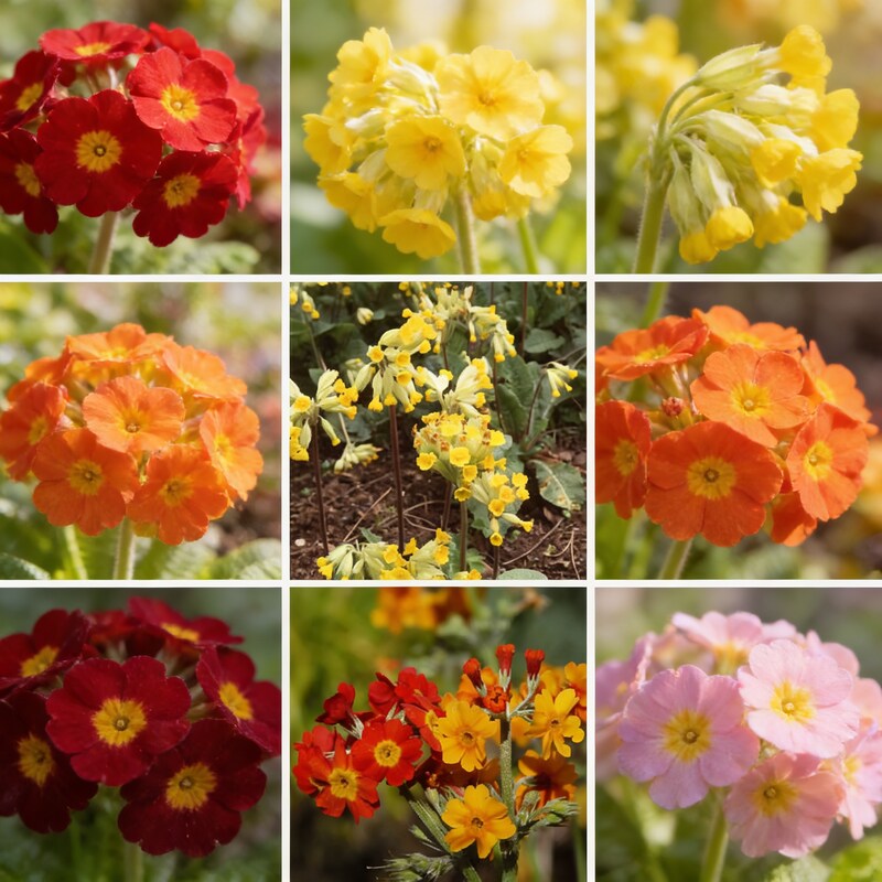 Primula Halleri Red Flower Seeds for Garden Planting
