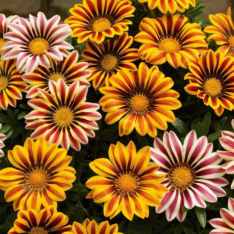 Gazania Hybrid Mixed Color Flower Seeds for Garden Planting