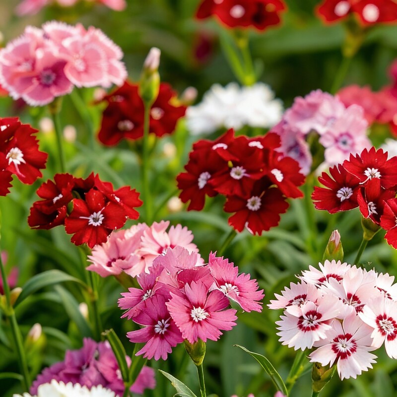 Dianthus Baby Doll Mixed Flower Seeds for Planting