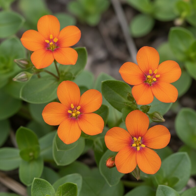 Scarlet Pimpernel Flower Seeds for Planting – Bright Groundcover Wildflower for Garden Beds