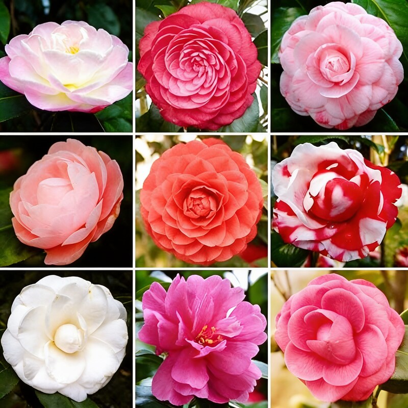 Mixed Camellia Seeds – Elegant Evergreen Garden Blooms