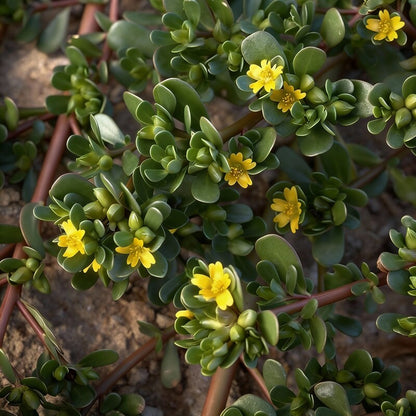 Green Portulaca oleracea Flower Seeds