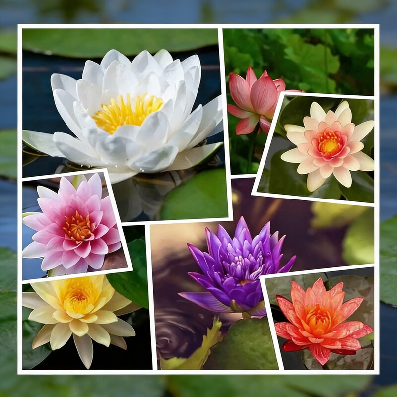 Mixed Bowl Lotus Seeds for Planting – Colorful Aquatic Blooms for Water Gardens