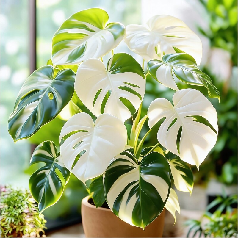 variegated-monstera-albo-seeds-grow-stunning-white-green-foliage