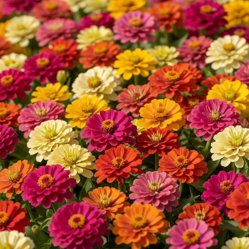 Persian Carpet Zinnia Seeds for Garden Planting
