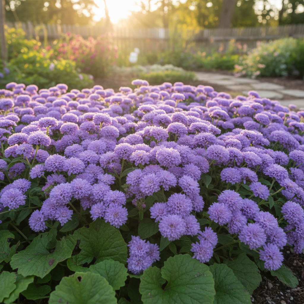 Violet Ageratum Flower Seeds for Planting